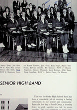 Load image into Gallery viewer, Senior Band Photo in the 1961 Sibley High School yearbook West Saint Paul, Minnesota