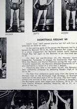 Load image into Gallery viewer, Pictures of Basketball Team Players in 1949 Lee Edwards High School Yearbook in Asheville, NC