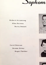 Load image into Gallery viewer, Pictures of Sophomores Students in 1957 Newcastle High School yearbook in Dixon County, Nebraska