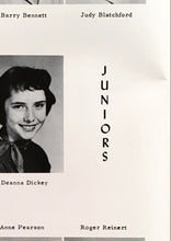 Load image into Gallery viewer, Vintage Portrait Photos of Juniors Students 1958 Newcastle High School yearbook in Dixon County, Nebraska
