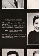Load image into Gallery viewer, Senior Portrait Photos in 1958 Newcastle High School yearbook in Dixon County, Nebraska
