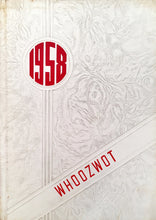 Load image into Gallery viewer, Whoozwot Annual 1958 Newcastle High School yearbook in Dixon County, Nebraska