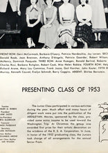 Load image into Gallery viewer, 1952 Ardsley High School Photo of Juniors Students Group Photo