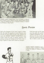Load image into Gallery viewer, Junior Varsity Basketball and Baseball Team Pictures in 1956 Ardsley High School Yearbook