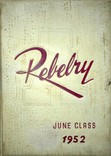 Load image into Gallery viewer, 1952 June John Adams High School Yearbook in Cleveland, Ohio * The Rebelry June Class 1952