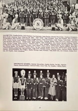 Load image into Gallery viewer, Vintage photo of band members in 1955 Nelsonville High School yearbook in Athens County, OH