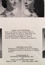 Load image into Gallery viewer, Pictures of Seniors in the 1958 West Alexandria High School yearbook in Preble County, Ohio