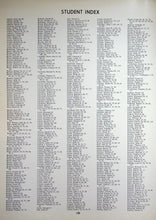 Load image into Gallery viewer, Names in the student index of the 1959 St. Ignatius High School Yearbook in Cleveland, Ohio