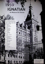 Load image into Gallery viewer, 1959 St. Ignatius High School Yearbook in Cleveland, Ohio The Ignatian '59