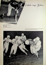Load image into Gallery viewer, Football team players in the Bishop McGuinness Catholic High School during 1958 year