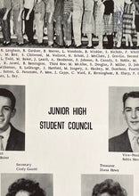 Load image into Gallery viewer, Pictures of Junior High Student Council 1961 Classen High School Yearbook in Oklahoma City, OKC