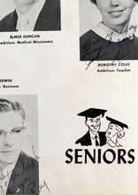 Load image into Gallery viewer, Photos of seniors in the 1957 Laurelwood Academy School Yearbook in Gaston, Oregon