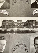 Load image into Gallery viewer, Pictures of faculty including principal in 1929 South Hills High School yearbook in Pittsburgh, PA