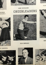 Load image into Gallery viewer, Cheerleaders Picture 1950 San Jacinto Senior High School yearbook in Houston, Texas