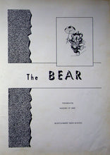 Load image into Gallery viewer, 1953 Montgomery High School Yearbook named The Bear in Montgomery County, TX