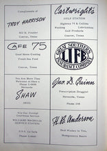 Load image into Gallery viewer, 1953 Montgomery High School Vintage Advertising in Texas