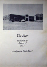 Load image into Gallery viewer, 1955 Montgomery High School Yearbook The Bear