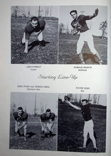 Load image into Gallery viewer, 1961 Montgomery High School Football Team Starting Lineup