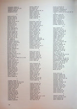 Load image into Gallery viewer, List of student names in the 1972 Richfield High School Yearbook in Waco, Texas