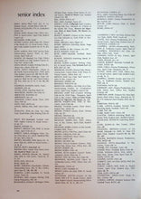 Load image into Gallery viewer, 1972 Richfield High School Yearbook in Waco, Texas Senior Student Index