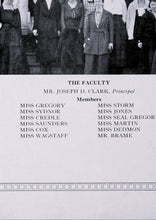 Load image into Gallery viewer, Picture of Faculty, Teachers, Principal in 1920 Chase City High School Yearbook in Mecklenburg County, Virginia