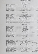 Load image into Gallery viewer, List of Alumni from the years of 1925, 1926, 1927, and 1928 in the 1929 Charles City County High School Yearbook in Virginia