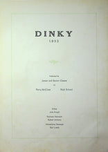 Load image into Gallery viewer, The Dinky Yearbook during the 1932 School Year at Parry McCluer High School in Buena Vista, Virginia