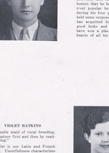 Load image into Gallery viewer, Senior Students and Photos in 1935 New Kent County High School Yearbook in New Kent Courthouse, VA