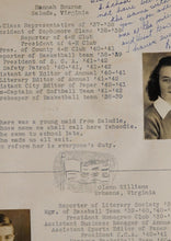 Load image into Gallery viewer, Vintage Senior Students Portrait Photos in 1942 Middlesex County High School Yearbook in Saluda, VA