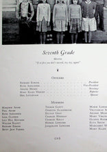 Load image into Gallery viewer, 7th Grade Class photo in the 1946 King William High School Yearbook in Virginia