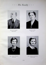 Load image into Gallery viewer, Faculty, Teachers, Superintendent at 1946 King William High School Yearbook in Virginia