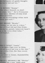 Load image into Gallery viewer, Pictures of Seniors in 1949 New Kent High School Yearbook in New Kent County, Virginia