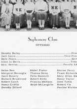 Load image into Gallery viewer, Photo of Sophomore Class Group in 1950 New Kent County High School Yearbook in New Kent, VA