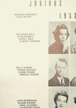 Load image into Gallery viewer, Pictures of Juniors Students in the 1953 Tazewell County High School in Virginia