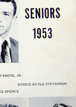 Load image into Gallery viewer, Portrait Photos of Seniors in the 1953 Tazewell County High School Yearbook in Virginia