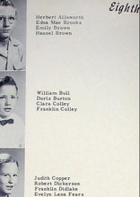 Load image into Gallery viewer, 8th grade student photos in the 1954 Middlesex County High School Yearbook in Saluda, VA