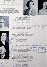 Load image into Gallery viewer, Teachers and faculty photos in the 1954 Middlesex County High School Yearbook in Saluda, VA