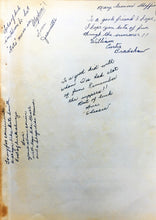 Load image into Gallery viewer, Cursive handwriting signatures and autographs in the 1954 Waverly High School Yearbook in Sussex County, Virginia