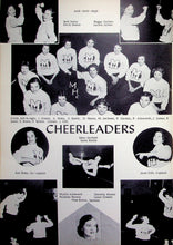 Load image into Gallery viewer, Cheerleaders in the 1955 Middlesex County High School in Saluda, Virginia
