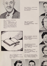 Load image into Gallery viewer, Pictures and information of Faculty members in 1956 Middlesex County High School Yearbook in Saluda, VA