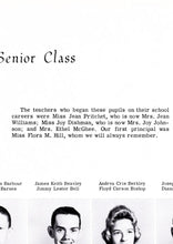 Load image into Gallery viewer, Senior Class Student Photos in 1961 Colonial Heights High School Yearbook in Colonial Heights, VA