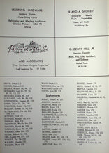 Load image into Gallery viewer, List of student names in 1965 Loudon County High School