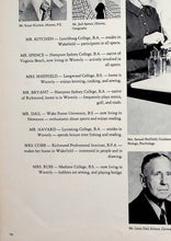 Load image into Gallery viewer, Faculty and Teachers in the 1973 Tidewater Academy Yearbook in Wakefield, Virginia