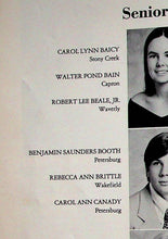 Load image into Gallery viewer, Photos of High School Seniors Students in the 1973 Tidewater Academy Yearbook in Wakefield, Virginia