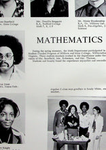 Load image into Gallery viewer, Mathematics and Science Teachers in the 1976 Charles City County High School Yearbook in Ruthville, Virginia