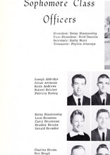 Load image into Gallery viewer, Portrait Photos of Sophomores Students in 1961 Colonial Heights High School Yearbook in Colonial Heights, Virginia