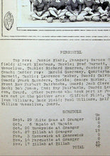 Load image into Gallery viewer, Team picture of Varsity Football Squad in 1934 Granger High School Yearbook in Yakima County, Washington