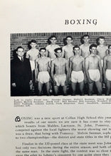 Load image into Gallery viewer, Boxing Team photo in the 1940 Colfax High School yearbook Whitman County, Washington