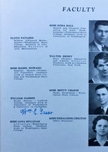 Load image into Gallery viewer, Faculty pictures in the 1940 Colfax High School yearbook