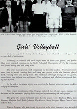 Load image into Gallery viewer, Girls Volleyball Team in the 1945 Issaquah High School yearbook in Issaquah, WA